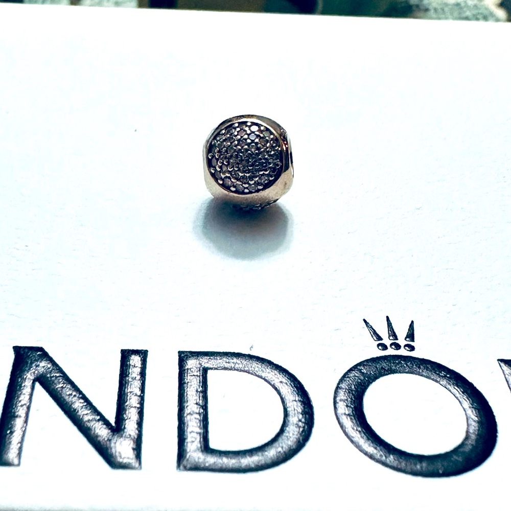 Pandora rose gold charm